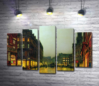 Модульная картина "Боар Лейн, Лидс (Boar Lane, Leeds)"
