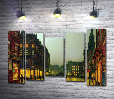 Модульна картина "Боар Лейн, Лідс (Boar Lane, Leeds)"