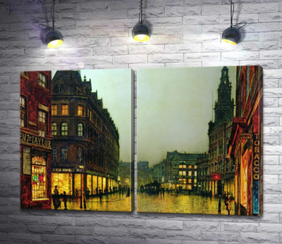 Модульна картина "Боар Лейн, Лідс (Boar Lane, Leeds)"