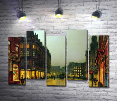 Модульна картина "Боар Лейн, Лідс (Boar Lane, Leeds)"