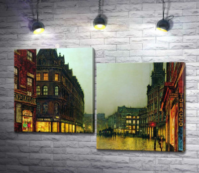 Модульна картина "Боар Лейн, Лідс (Boar Lane, Leeds)"
