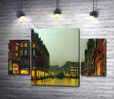 Модульная картина "Боар Лейн, Лидс (Boar Lane, Leeds)"