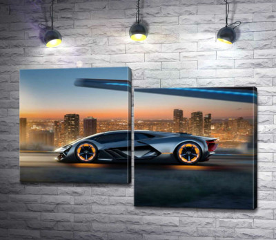 Інноваційна модель електромобіля Ламборгіні (Lamborghini Terzo Millennio)