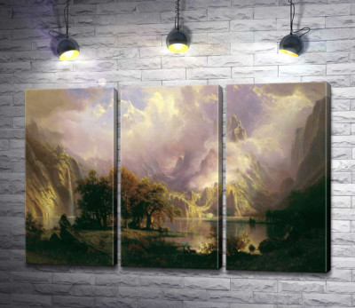 Модульна картина "Ландшафт кам'янистих гір (Rocky Mountain Landscape)"