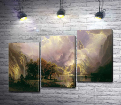 Модульна картина "Ландшафт кам'янистих гір (Rocky Mountain Landscape)"