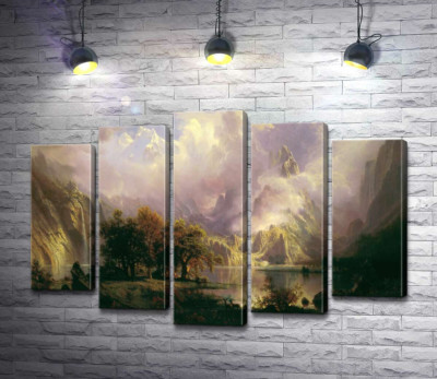 Модульна картина "Ландшафт кам'янистих гір (Rocky Mountain Landscape)"