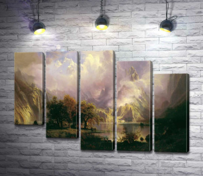 Модульна картина "Ландшафт кам'янистих гір (Rocky Mountain Landscape)"