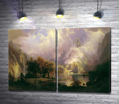 Модульная картина "Ландшафт каменистых гор (Rocky Mountain Landscape)"