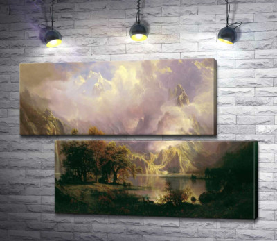 Модульная картина "Ландшафт каменистых гор (Rocky Mountain Landscape)"