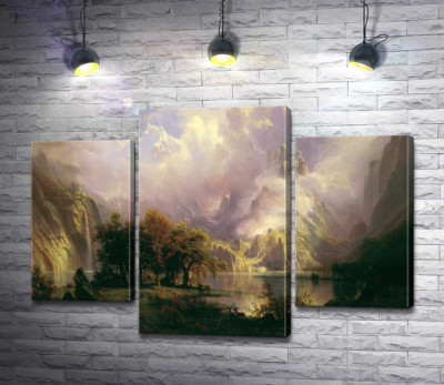 Модульна картина "Ландшафт кам'янистих гір (Rocky Mountain Landscape)"