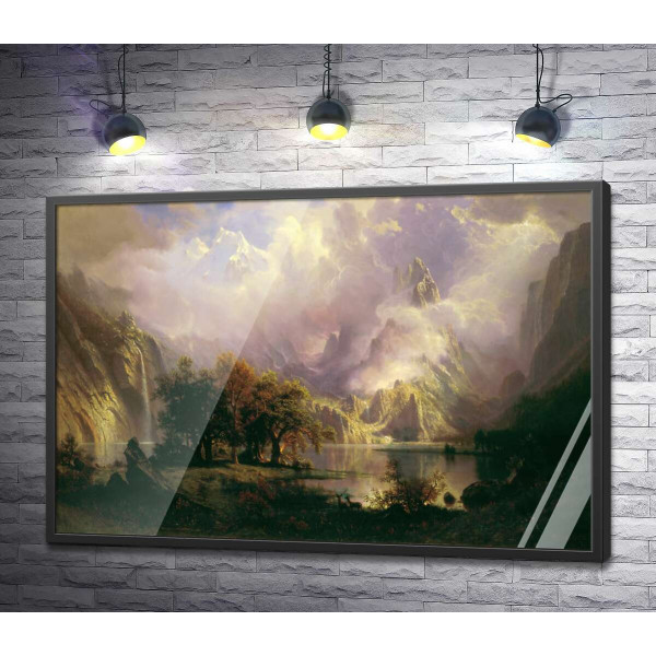 Ландшафт кам'янистих гір (Rocky Mountain Landscape) - Альберт Бірштадт (Albert Bierstadt)