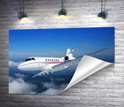 Американский корпоративный самолет Hawker 400 поднялся в небо
