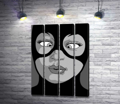 Жінка-кішка (Cat woman) весело кривляється
