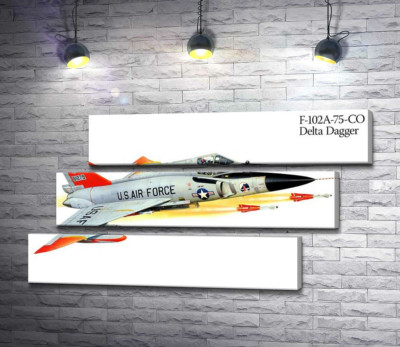Convair F-102 Delta Dagger - літак-винищувач американського виробництва