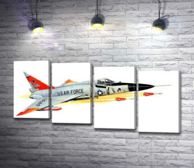 Convair F-102 Delta Dagger - літак-винищувач американського виробництва
