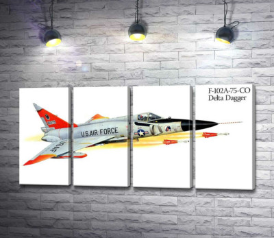 Convair F-102 Delta Dagger – самолет-истребитель американского производства