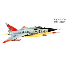 Convair F-102 Delta Dagger - літак-винищувач американського виробництва