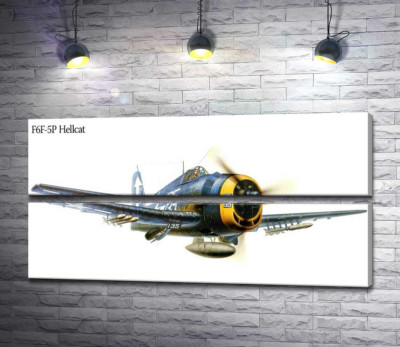 "Адский кот" - американский палубный истребитель Grumman F6F Hellcat