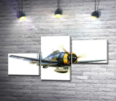 "Адский кот" - американский палубный истребитель Grumman F6F Hellcat
