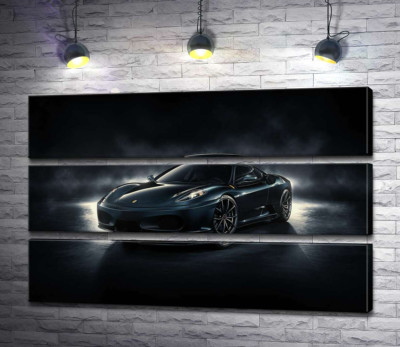 Черное благородство автомобиля Ferrari F430