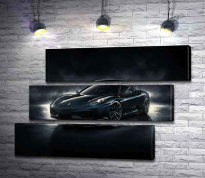 Чорна благородність автомобіля Ferrari F430