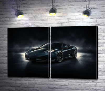 Черное благородство автомобиля Ferrari F430