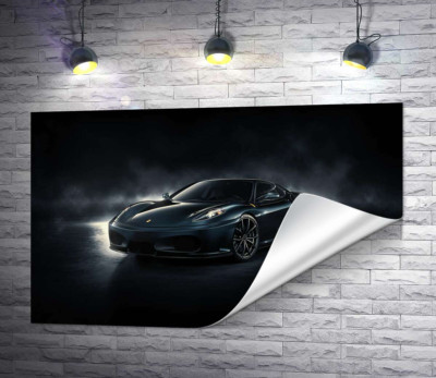 Черное благородство автомобиля Ferrari F430