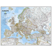 Политическая карта Европы от National Geographic