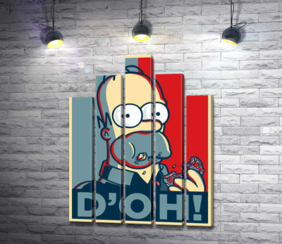 Гомер Сімпсон (Homer Simpson) об'їдається донатами