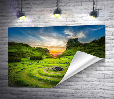 Загадкові круги на смарагдовій траві в долині Фей (The Fairy Glen)
