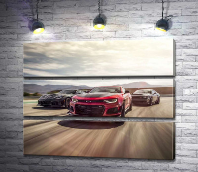 Chevrolet Camaro ZL1 їде на чолі спортивних автомобілів