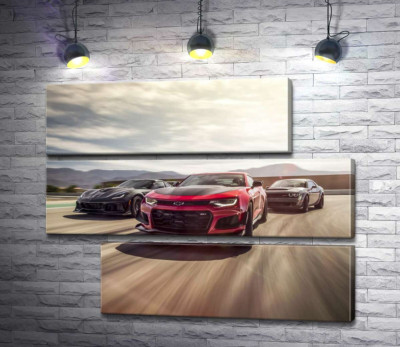 Chevrolet Camaro ZL1 їде на чолі спортивних автомобілів