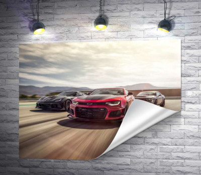 Chevrolet Camaro ZL1 їде на чолі спортивних автомобілів