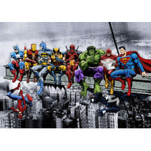 Обід супергероїв Marvel на хмарочосі