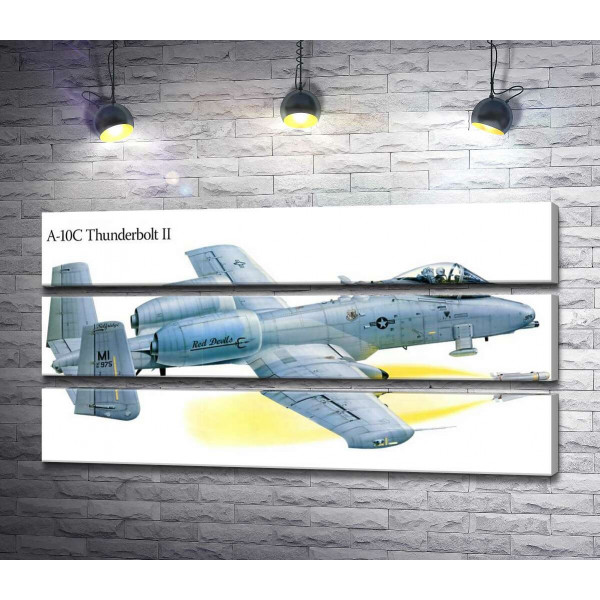 Штурмовик Fairchild-Republic A-10C Thunderbolt II виробництва США