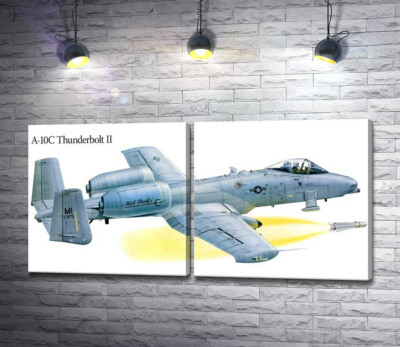 Штурмовик Fairchild-Republic A-10C Thunderbolt II виробництва США