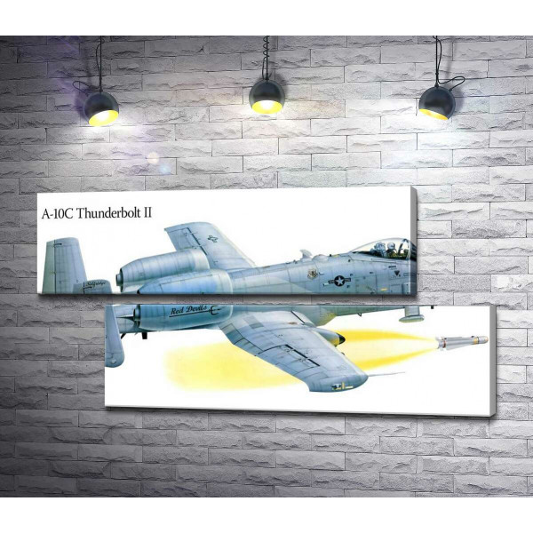 Штурмовик Fairchild-Republic A-10C Thunderbolt II производства США