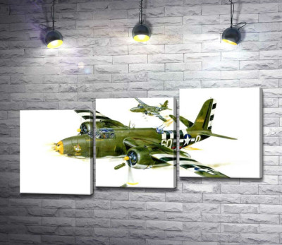 Американський військовий літак Douglas A-20G Havoc часів Другої світової війни