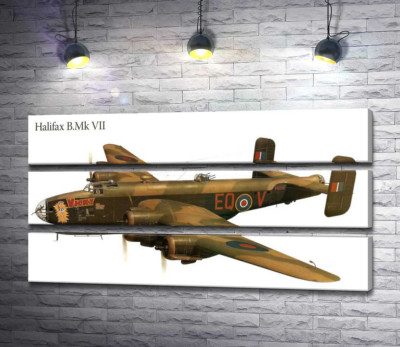 Британский бомбардировщик Handley Page Halifax