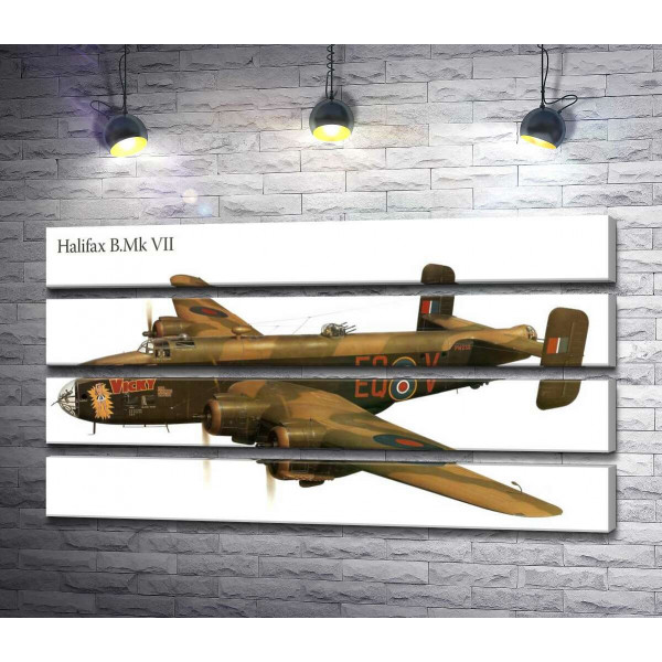 Британский бомбардировщик Handley Page Halifax