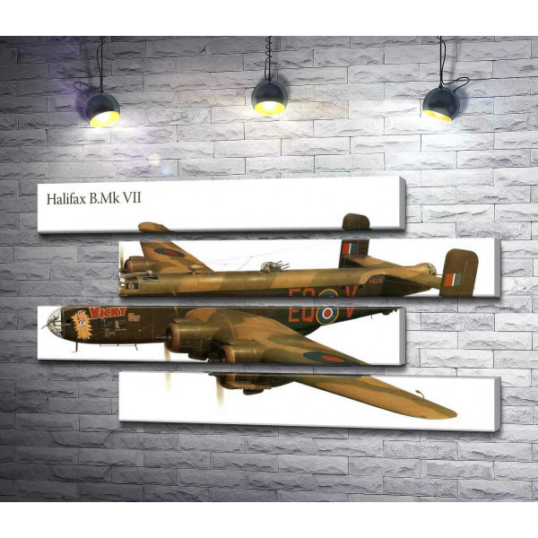 Британский бомбардировщик Handley Page Halifax