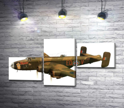 Британский бомбардировщик Handley Page Halifax