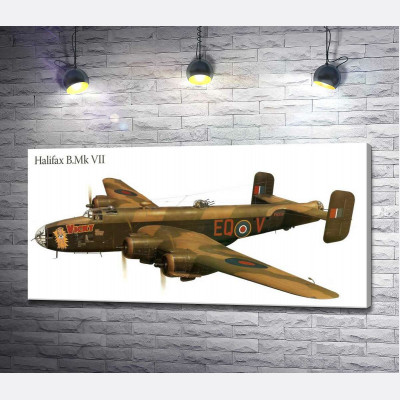 Британский бомбардировщик Handley Page Halifax