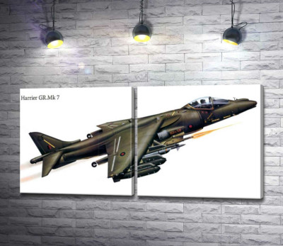 Новый британский штурмовик McDonnell Douglas Harrier II GR.7