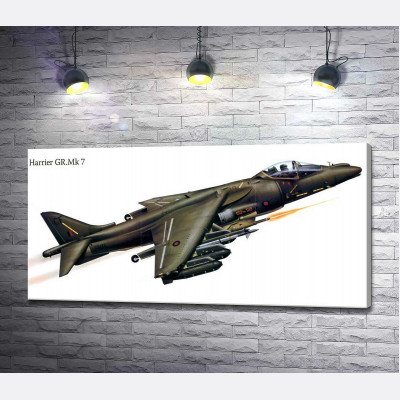 Новый британский штурмовик McDonnell Douglas Harrier II GR.7