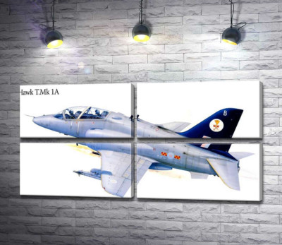 Британський легкий штурмовик Hawker Siddeley Hawk 1А