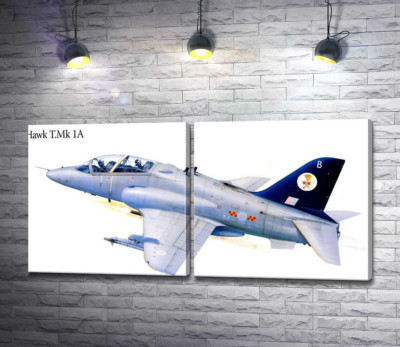 Британський легкий штурмовик Hawker Siddeley Hawk 1А