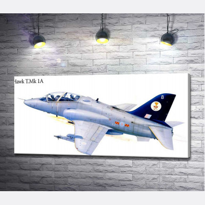 Британский легкий штурмовик Hawker Siddeley Hawk 1А
