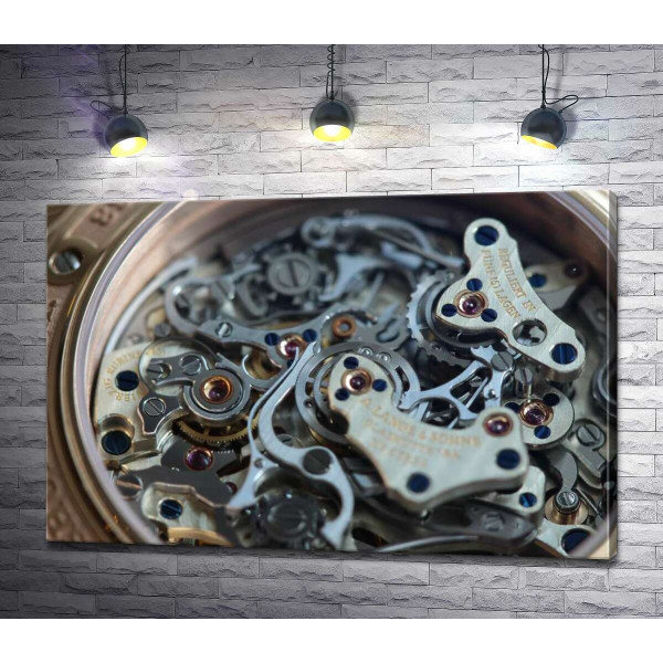Детали механизма часов от "A. Lange & Söhne"