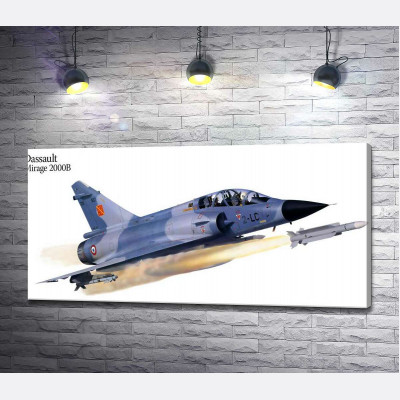 Французький багатоцільовий винищувач Dassault Mirage 2000B